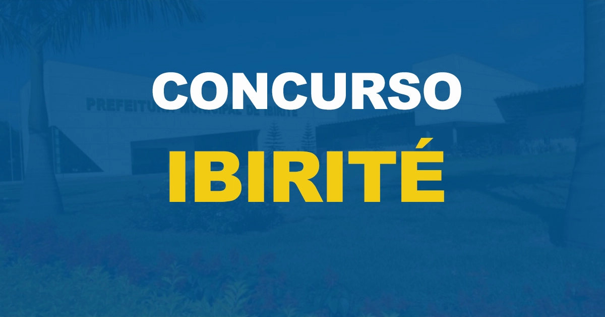 Concurso Prefeitura De Ibirit Edital Publicado Mais De Mil Vagas