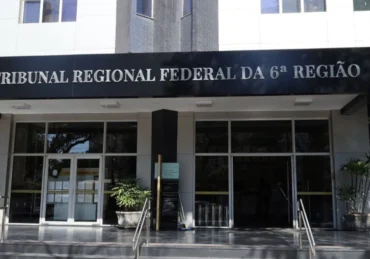 Fotografia da fachada do Tribunal Regional Federal da 6° Região