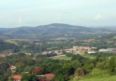 Fotografia da vista da cidade de Morungaba