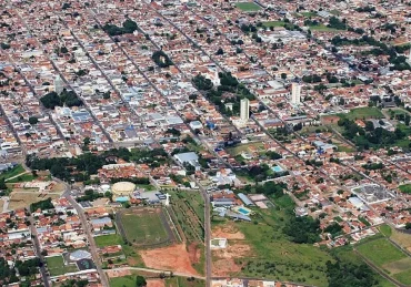 Fotografia da vista da cidade de Avaré/SP