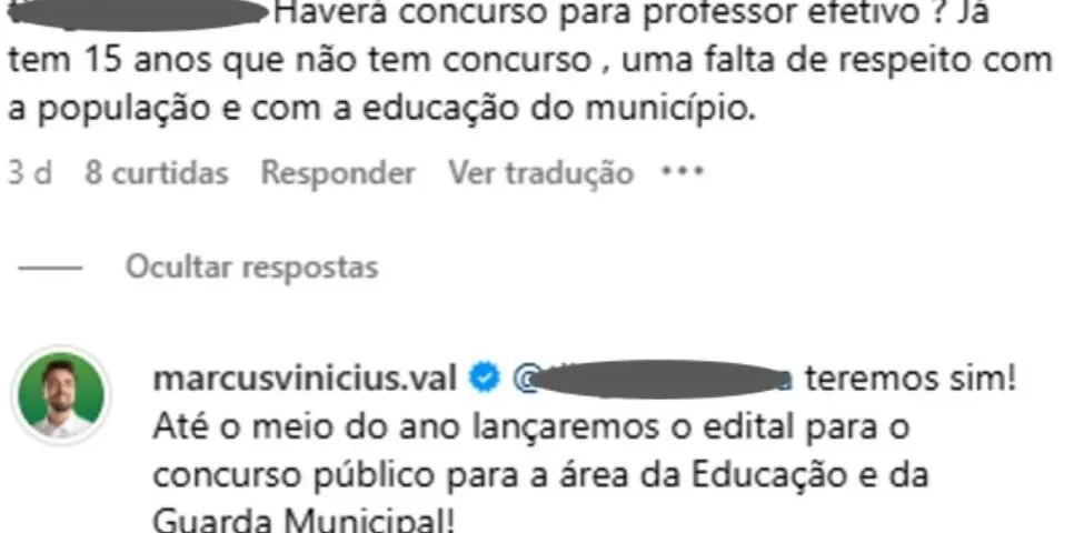 Anúncio do concurso Prefeitura de Valparaíso de Goiás!