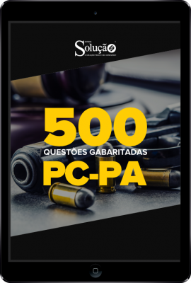 Caderno de Questões PC-PA em PDF - 500 Questões Gabaritadas - Imagem 1