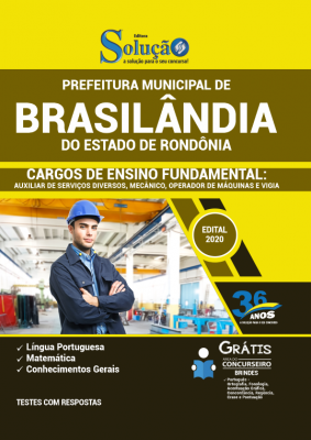 Apostila Prefeitura de Nova Brasilândia do Oeste - RO - Cargos de Ensino Fundamental: Auxiliar de Serviços Diversos, Mecânico, Operador de Máquinas e Vigia - Imagem 1