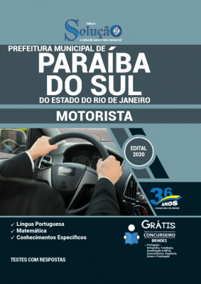 Apostila Prefeitura de Paraíba do Sul - RJ - Motorista