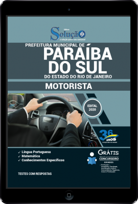 Apostila Prefeitura de Paraíba do Sul - RJ em PDF - Motorista - Imagem 1