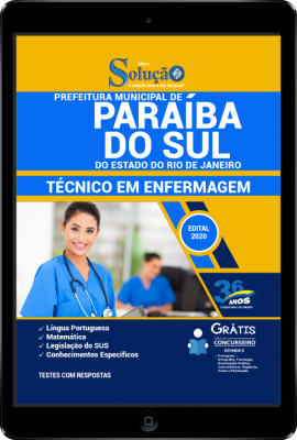 Apostila Prefeitura de Paraíba do Sul - RJ em PDF - Técnico em Enfermagem - Imagem 1