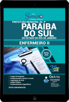 Apostila Prefeitura de Paraíba do Sul - RJ em PDF - Enfermeiro II - Imagem 1