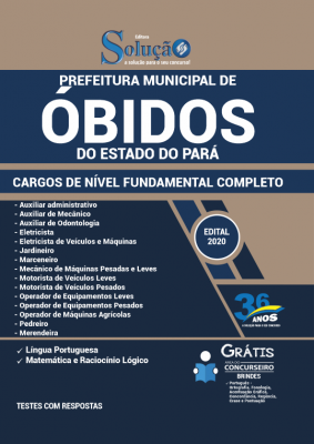 Apostila Prefeitura de Óbidos - PA - Fundamental Completo - Imagem 1