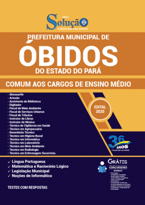 Apostila Prefeitura de Óbidos - PA - Comum aos Cargos de Ensino Médio - Imagem 1