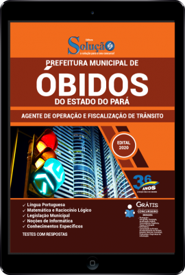 Apostila Prefeitura de Óbidos - PA em PDF - Agente de Operação e Fiscalização de Trânsito - Imagem 1