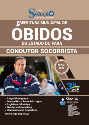 Apostila Prefeitura de Óbidos - PA - Condutor Socorrista - Imagem 1