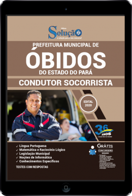 Apostila Prefeitura de Óbidos - PA em PDF - Condutor Socorrista - Imagem 1