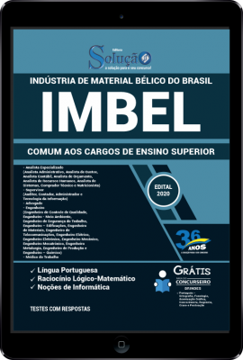 Apostila IMBEL em PDF - Comum aos Cargos de Ensino Superior - Imagem 1