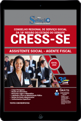 Apostila CRESS-SE em PDF- Assistente Social - Agente Fiscal - Imagem 1