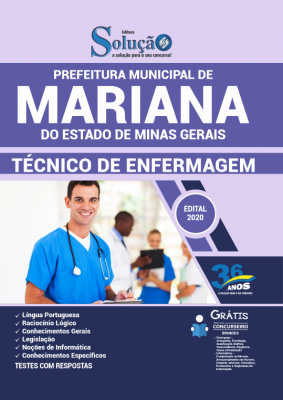 Apostila Prefeitura de Mariana - MG - Técnico de Enfermagem