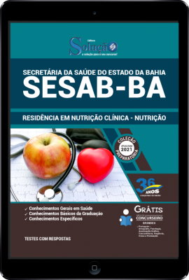 Apostila SESAB-BA em PDF - Residência em Nutrição Clínica-Nutrição - Imagem 1