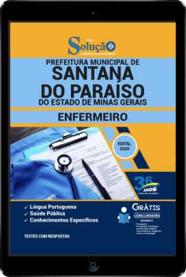 Apostila Prefeitura de Santana do Paraíso - MG em PDF - Enfermeiro - Imagem 1