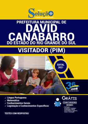 Apostila Prefeitura de David Canabarro - RS - Visitador (PIM) - Imagem 1