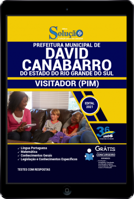 Apostila Prefeitura de David Canabarro - RS em PDF - Visitador (PIM) - Imagem 1