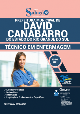 Apostila Prefeitura de David Canabarro - RS - Técnico em Enfermagem - Imagem 1