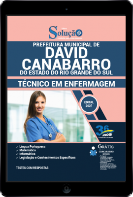 Apostila Prefeitura de David Canabarro - RS em PDF - Técnico em Enfermagem - Imagem 1