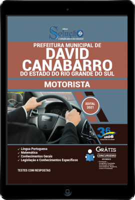 Apostila Prefeitura de David Canabarro - RS em PDF - Motorista - Imagem 1