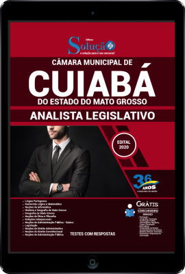 Apostila Câmara de Cuiabá - MT em PDF - Analista Legislativo - Imagem 1