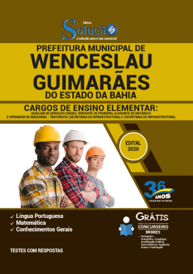 Apostila Prefeitura de Wenceslau Guimarães - BA - Ensino Elementar - Imagem 1