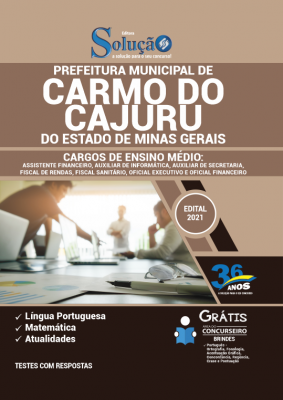 Apostila Prefeitura de Carmo do Cajuru - MG - Ensino Médio - Imagem 1