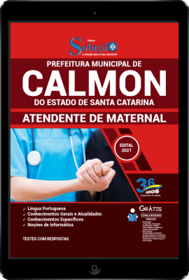 Apostila Prefeitura de Calmon - SC em PDF - Atendente de Maternal - Imagem 1