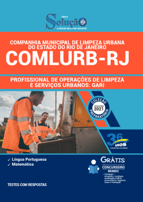 Apostila COMLURB-RJ - Profissional de Operações de Limpeza e Serviços Urbano: Gari - Imagem 1