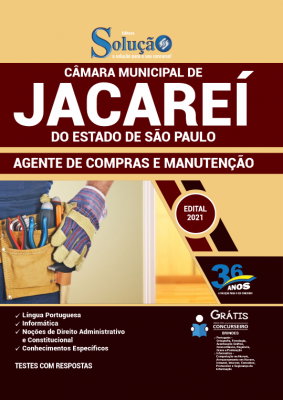 Apostila Câmara de Jacareí - SP - Agente de Compras e Manutenção - Imagem 1