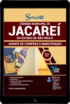 Apostila Câmara de Jacareí - SP em PDF - Agente de Compras e Manutenção - Imagem 1