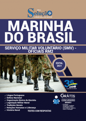 Apostila Marinha do Brasil - Serviço Militar Voluntário (SMV) - Oficiais RM2 - Imagem 1