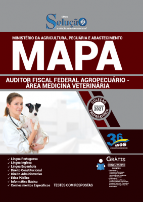 Apostila MAPA - Auditor Fiscal Federal Agropecuário - Área Medicina Veterinária - Imagem 1