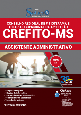 Apostila CREFITO-MS - Assistente Administrativo