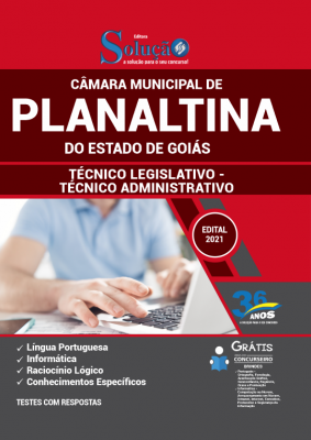 Apostila Câmara de Planaltina - GO - Técnico Legislativo - Técnico Administrativo - Imagem 1