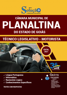 Apostila Câmara de Planaltina - GO - Técnico Legislativo - Motorista - Imagem 1