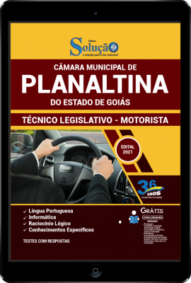 Apostila Câmara de Planaltina - GO em PDF - Técnico Legislativo - Motorista - Imagem 1