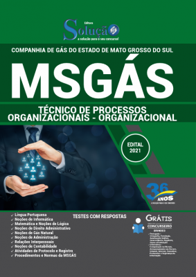 Apostila MSGÁS - Técnico de Processos Organizacionais - Organizacional