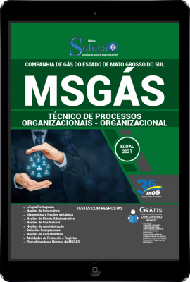 Apostila MSGÁS em PDF - Técnico de Processos Organizacionais - Organizacional - Imagem 1