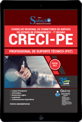 Apostila CRECI-PE em PDF - Profissional de Suporte Técnico (PST) - Imagem 1