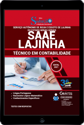 Apostila SAAE Lajinha - MG em PDF - Técnico em Contabilidade - Imagem 1