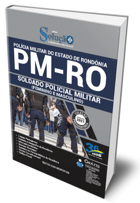 Apostila PM-RO - Soldado Policial Militar (Feminino e Masculino) - Imagem 1