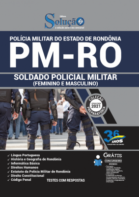 Apostila PM-RO - Soldado Policial Militar (Feminino e Masculino) - Imagem 2