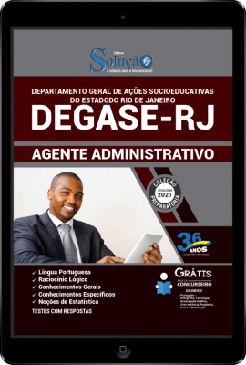 Apostila DEGASE-RJ em PDF - Agente Administrativo - Imagem 1