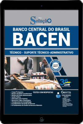 Apostila BACEN em PDF - Técnico - Suporte Técnico-Administrativo - Imagem 1