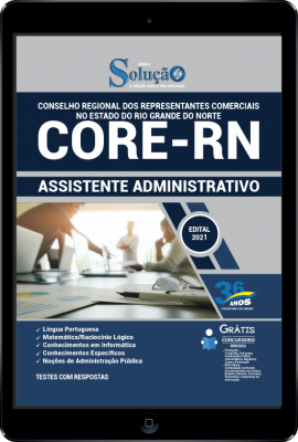 Apostila CORE-RN em PDF - Assistente Administrativo - Imagem 1