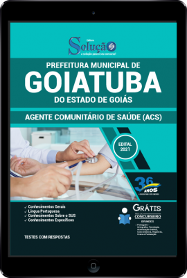 Apostila Prefeitura de Goiatuba - GO em PDF - Agente Comunitário de Saúde (ACS) - Imagem 1