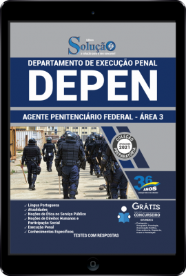 Apostila DEPEN em PDF - Agente Penitenciário Federal - Área 3 - Imagem 1